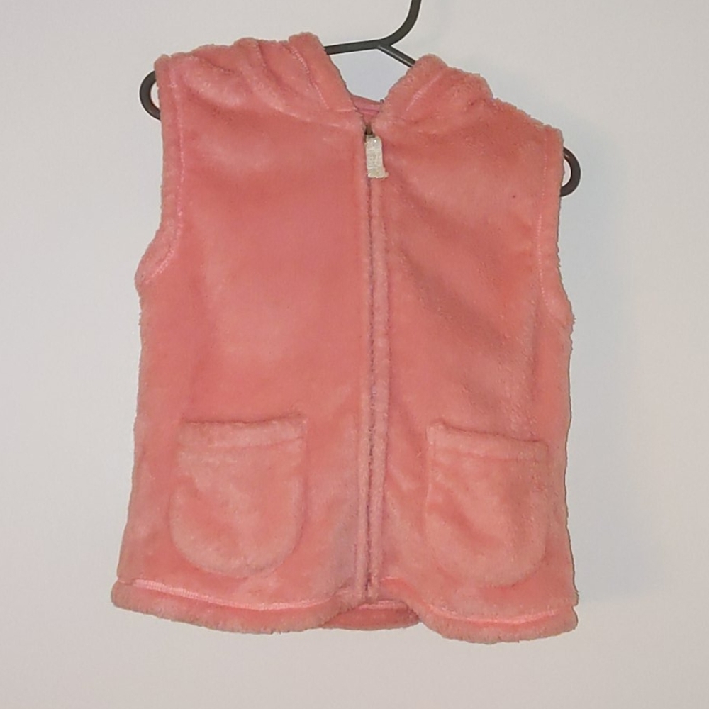 Toddler Zip Up Plush Vest